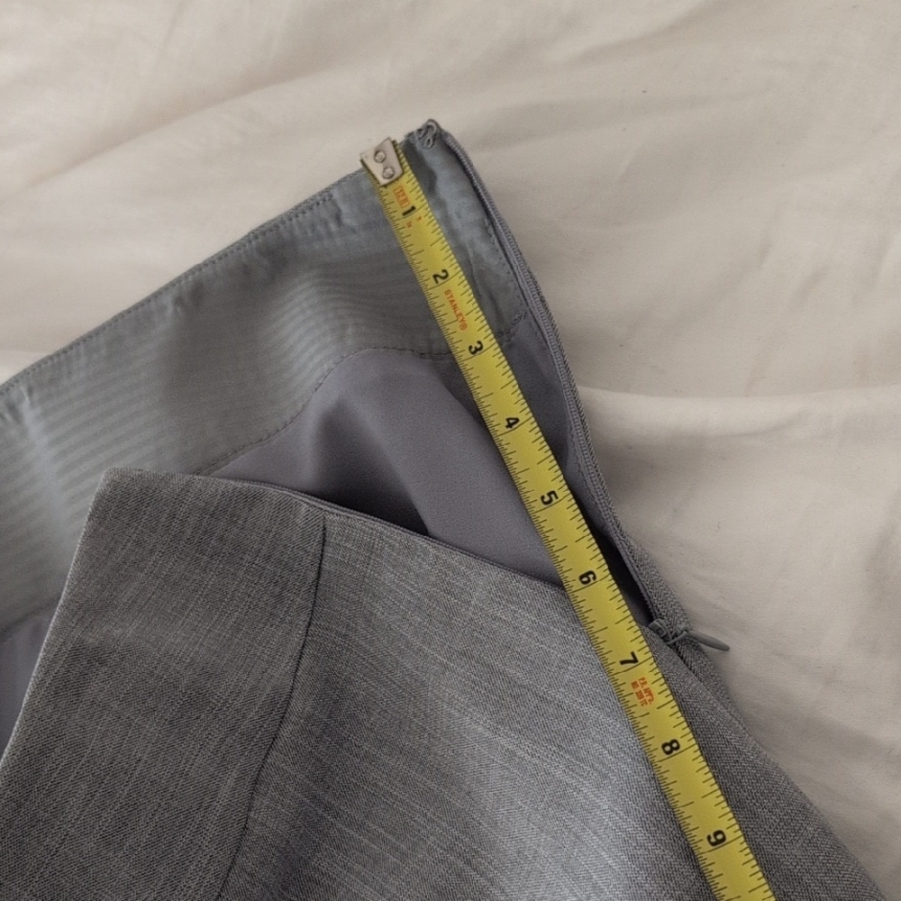 The Limited Elegant Gray Blazer and Skirt Set - Picture 7 of 12